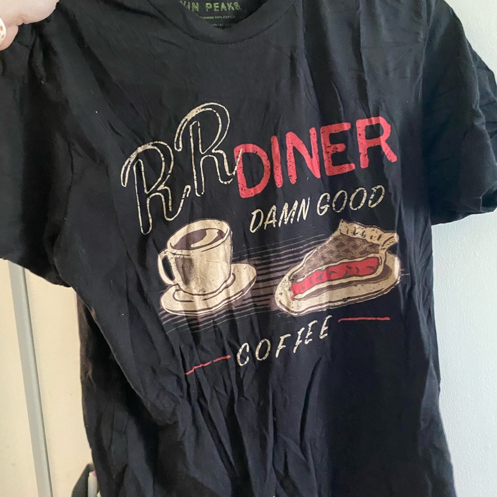 Hot Topic Twin Peaks Double R Diner T Shirt Size Large